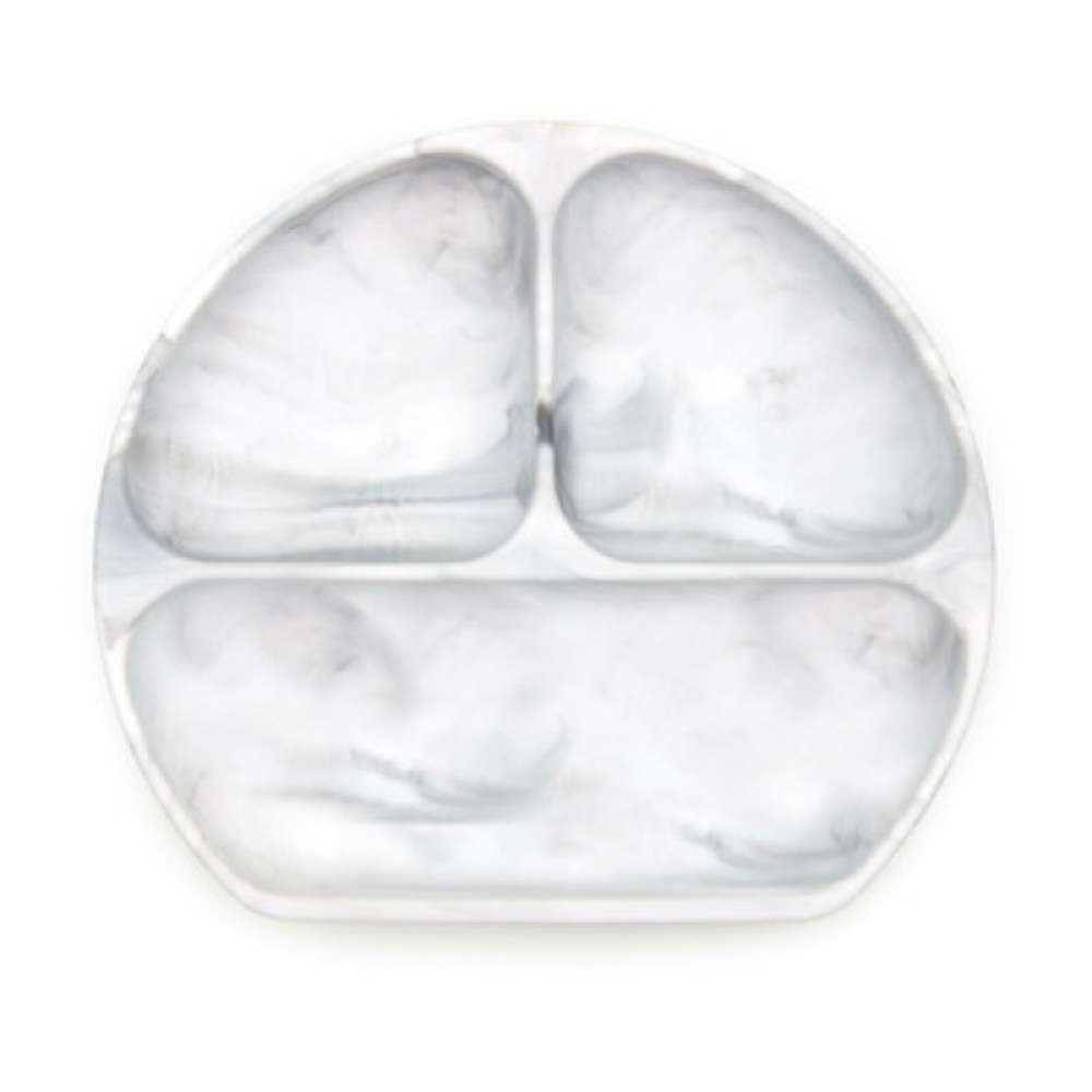 BUMKINS Silicone Grip Dish Marble